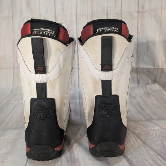 Ride Anthem Boa Coiler Men's 9 White Synthetic Mountaineering Snowboard Boot - Picture 5 of 10